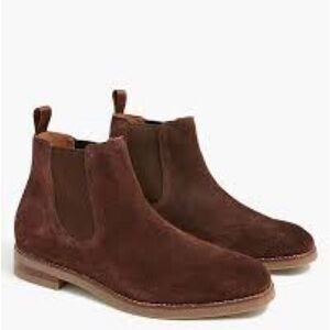 J Crew Suede Chelsea boots BA032